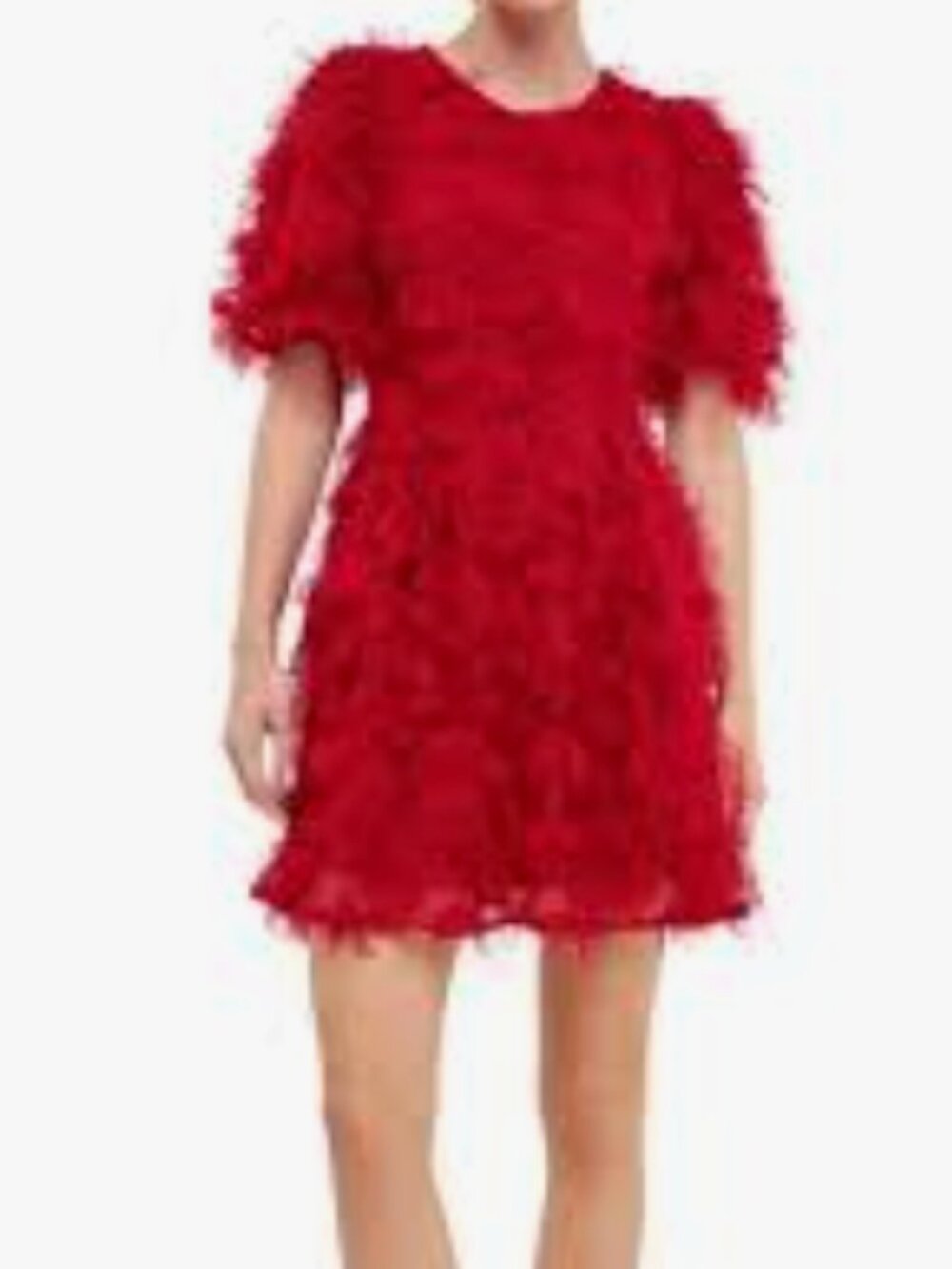 Endless Rose Hot Pink Ruffle Mesh Dress
